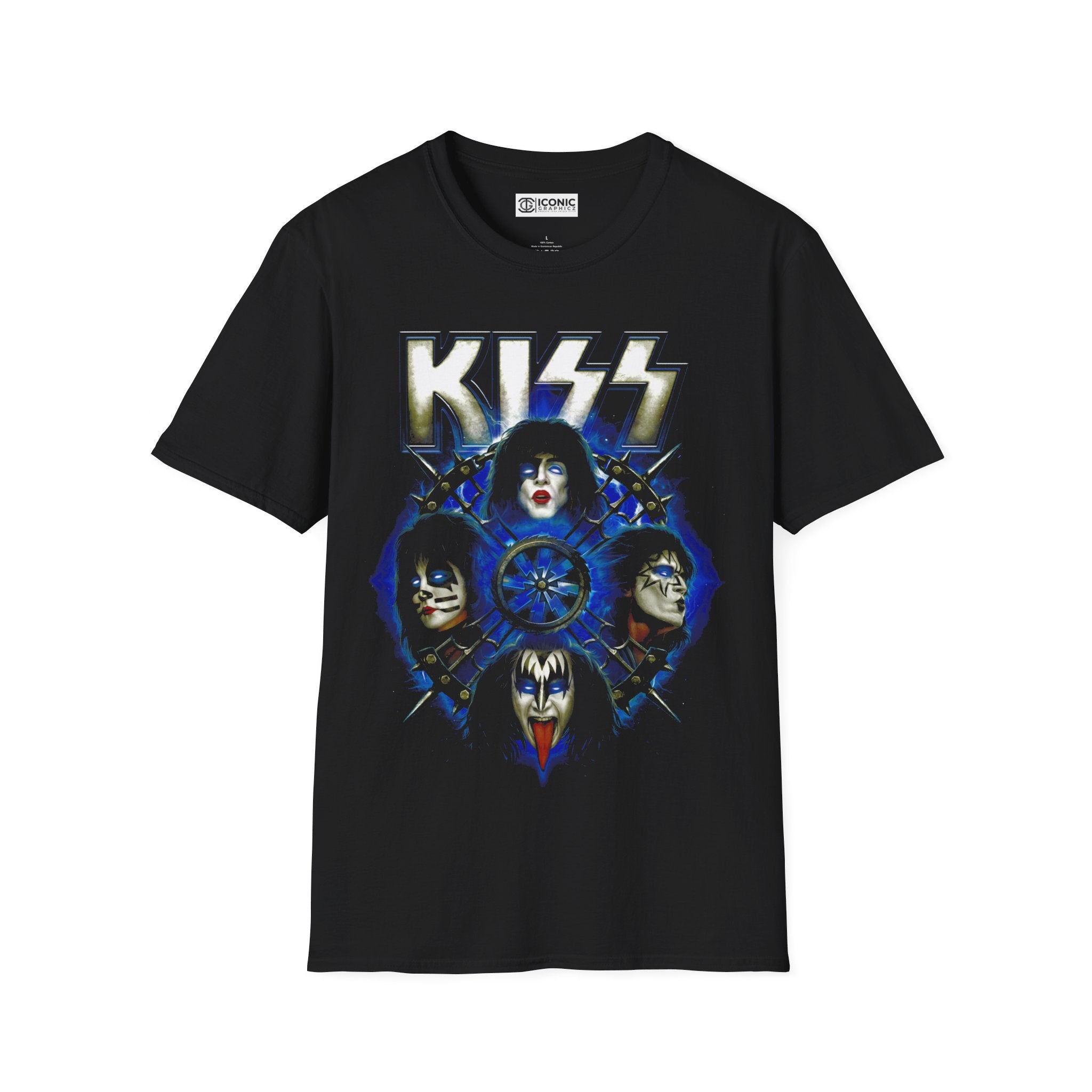 Kiss Unisex Softstyle T-Shirt - IGZ Clothing 