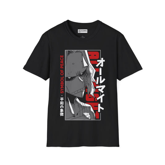 All Might Unisex Softstyle T-Shirt - IGZ Clothing 