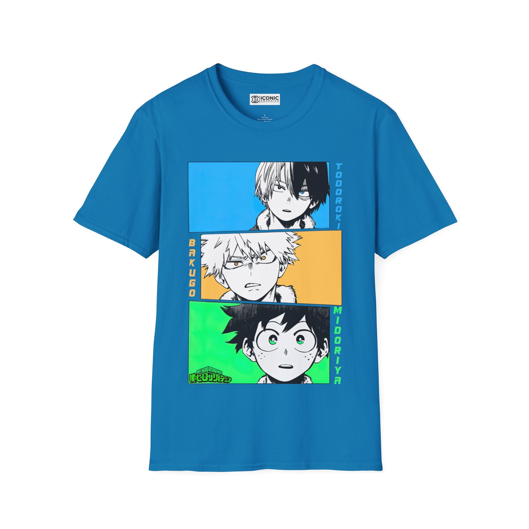 Deku, Bakugo, and Shoto My hero academia T-Shirt