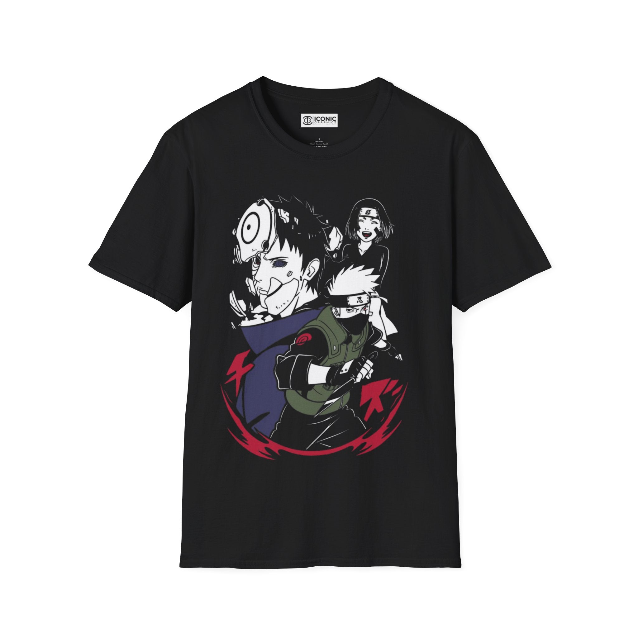 Kakashi & Obito Unisex Softstyle T-Shirt - IGZ Clothing 