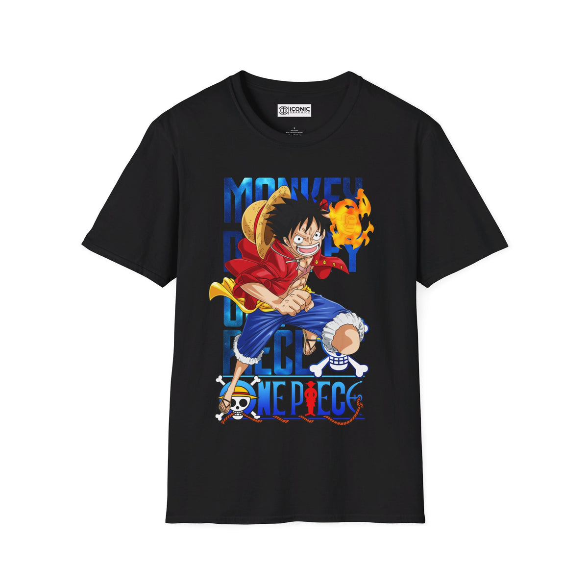 Luffy Unisex Softstyle T-Shirt - IGZ Clothing 