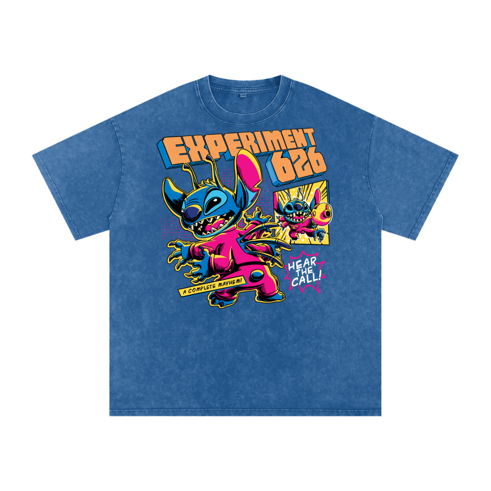 Stitch Acid Wash Oversize T-Shirt