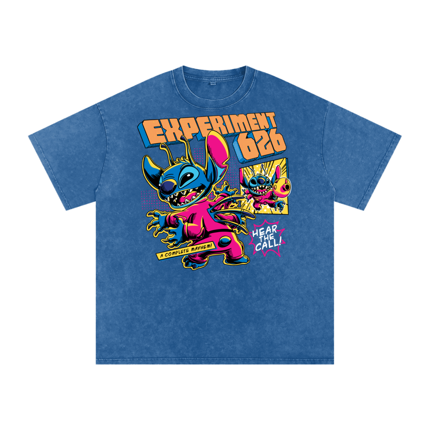 Stitch Acid Wash Oversize T-Shirt