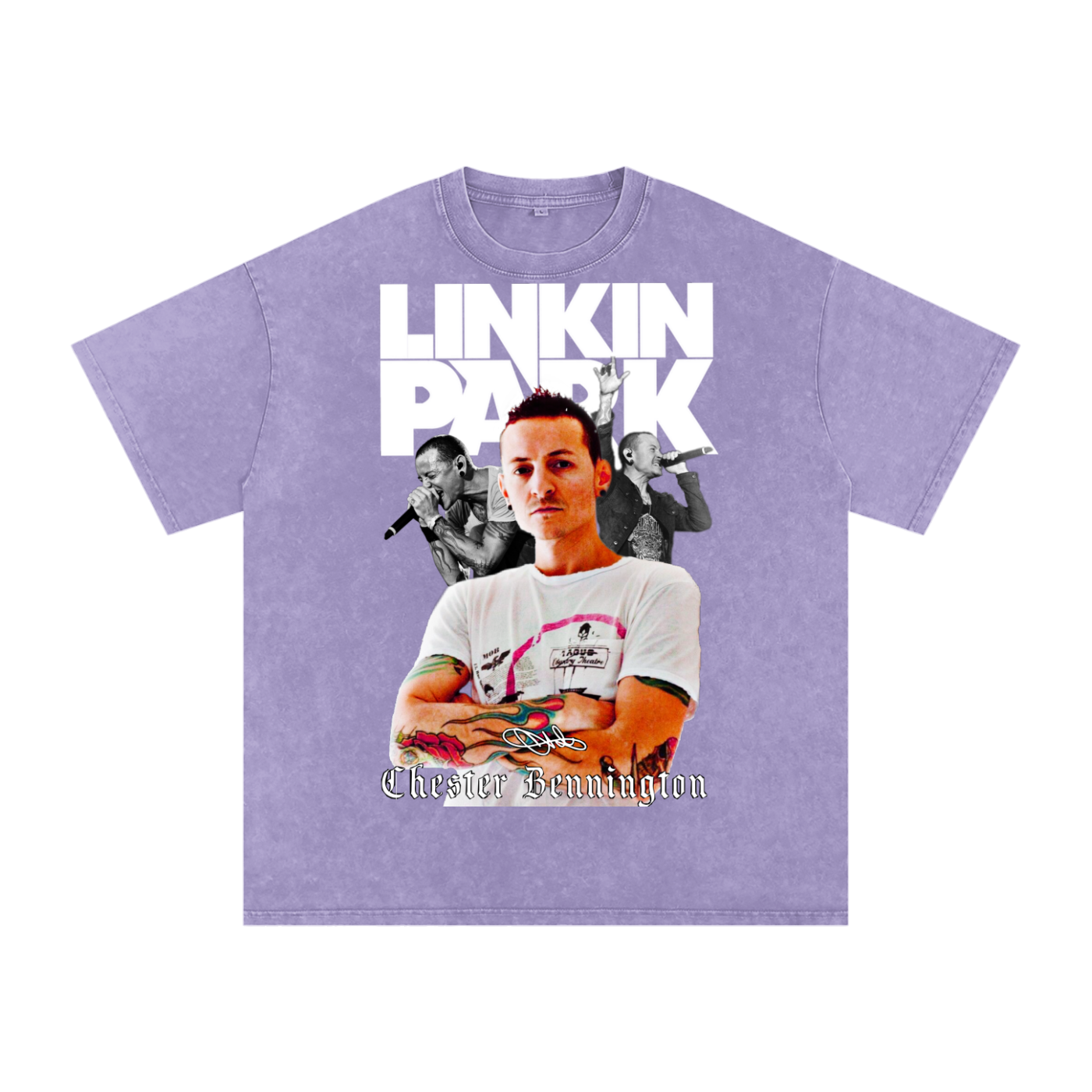 Linkin Park Acid Wash Oversize T-Shirt