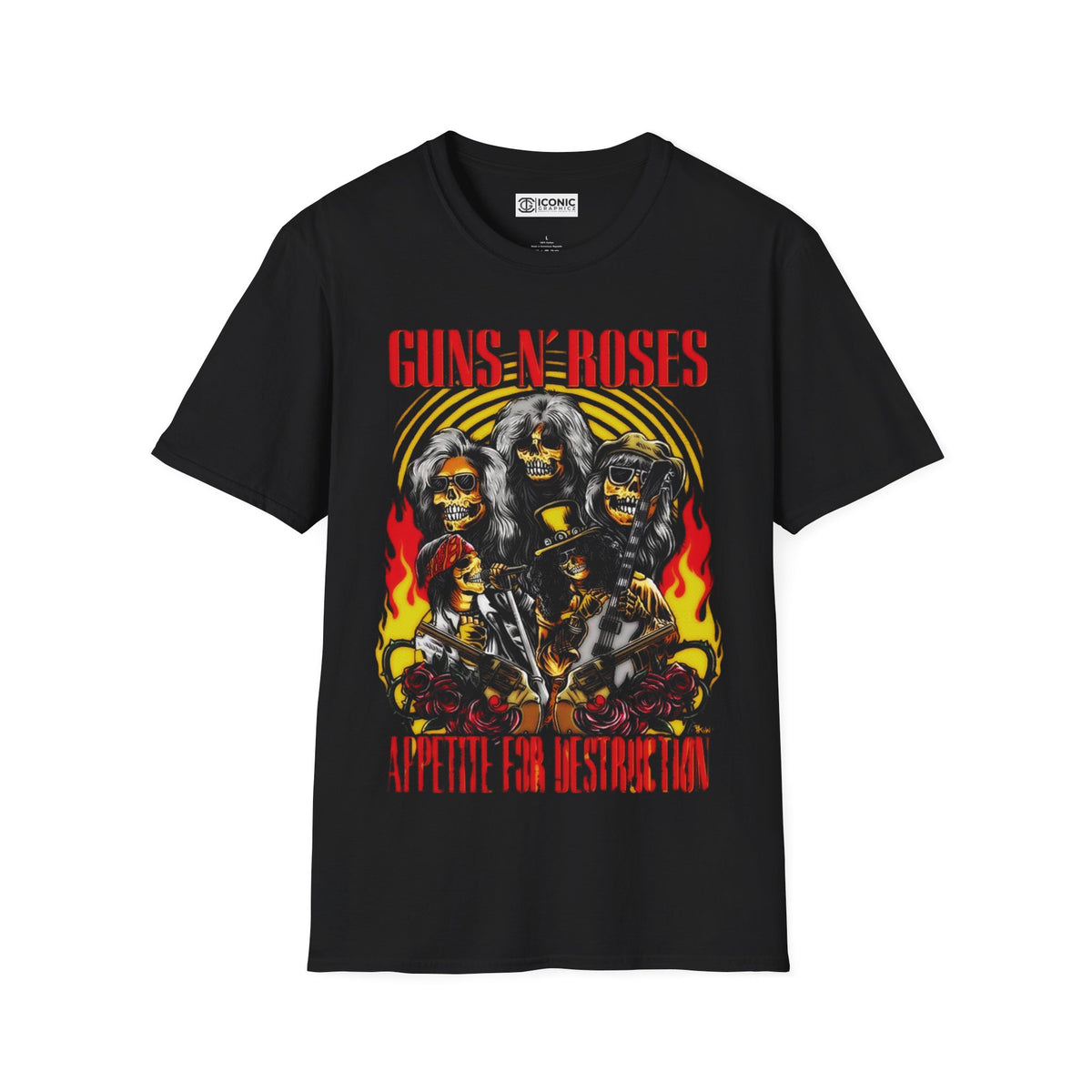 Guns N' Roses Unisex Softstyle T-Shirt - IGZ Clothing 