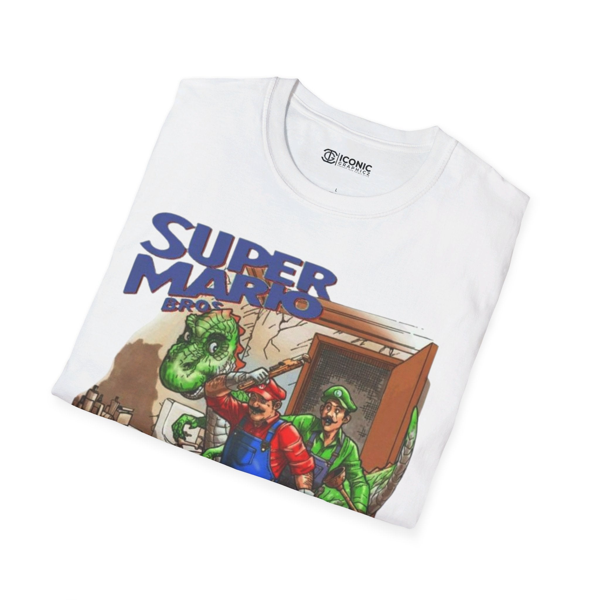 Mario Unisex Softstyle T-Shirt - IGZ Clothing 