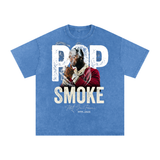 Pop Smoke Acid Wash Oversize T-Shirt