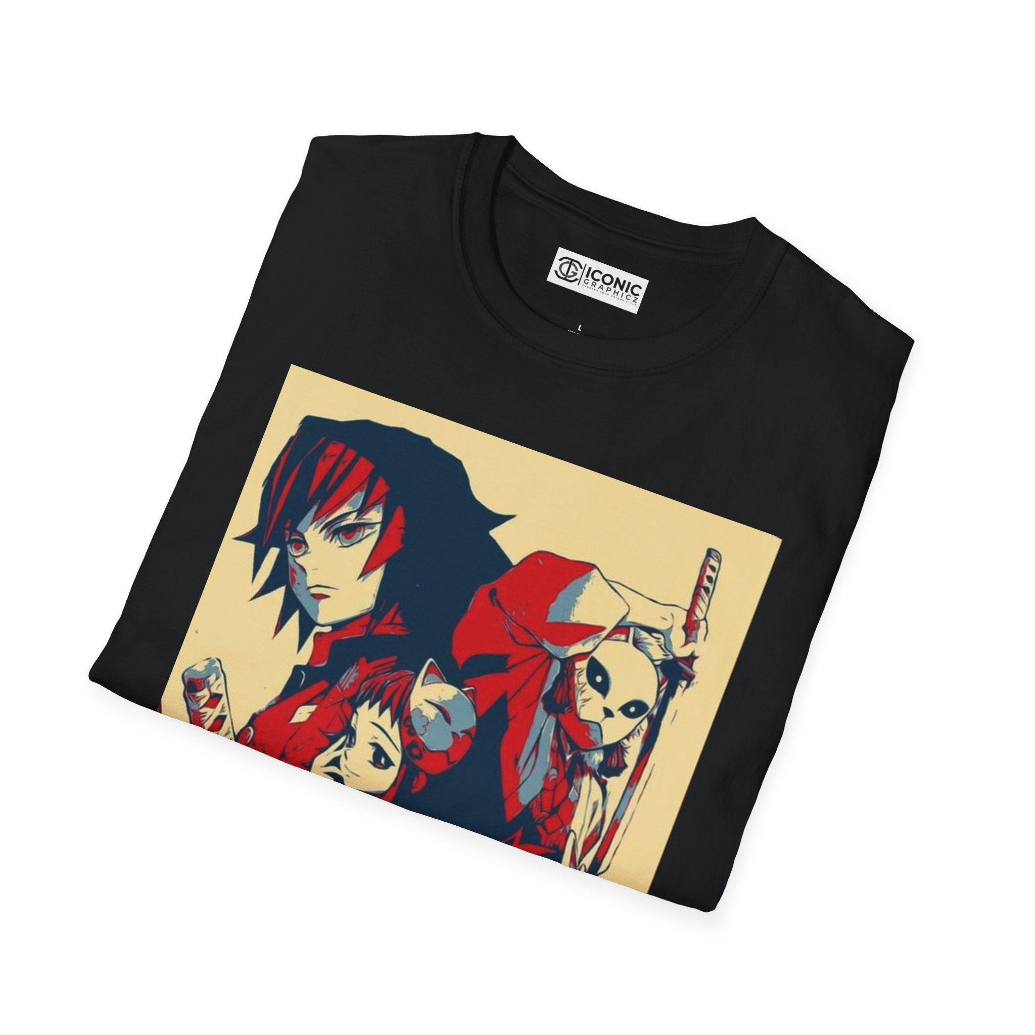 Nezuko and Tanjiro Unisex Softstyle T-Shirt - IGZ Clothing 