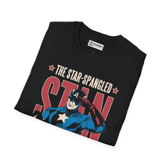 Captain America Unisex Softstyle T-Shirt - IGZ Clothing 