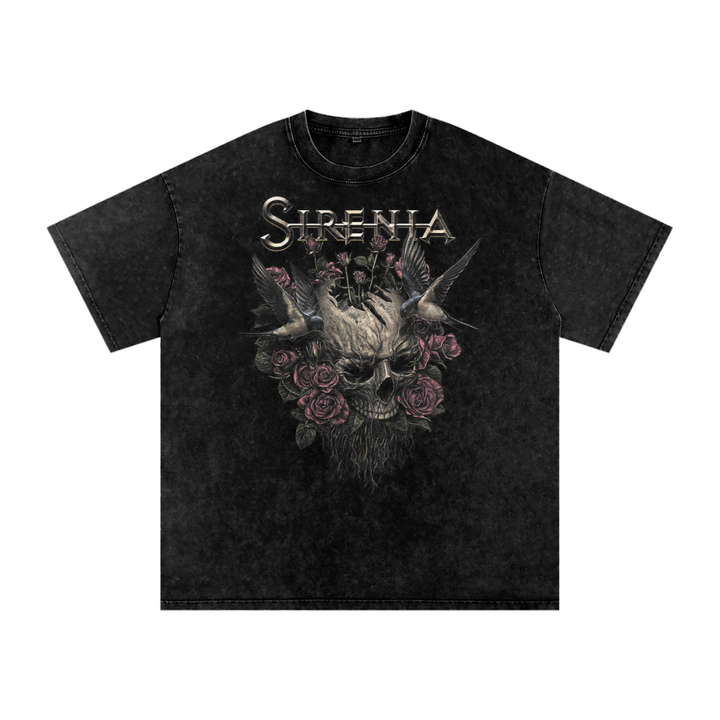 Sirenia Acid Wash Oversize T-Shirt
