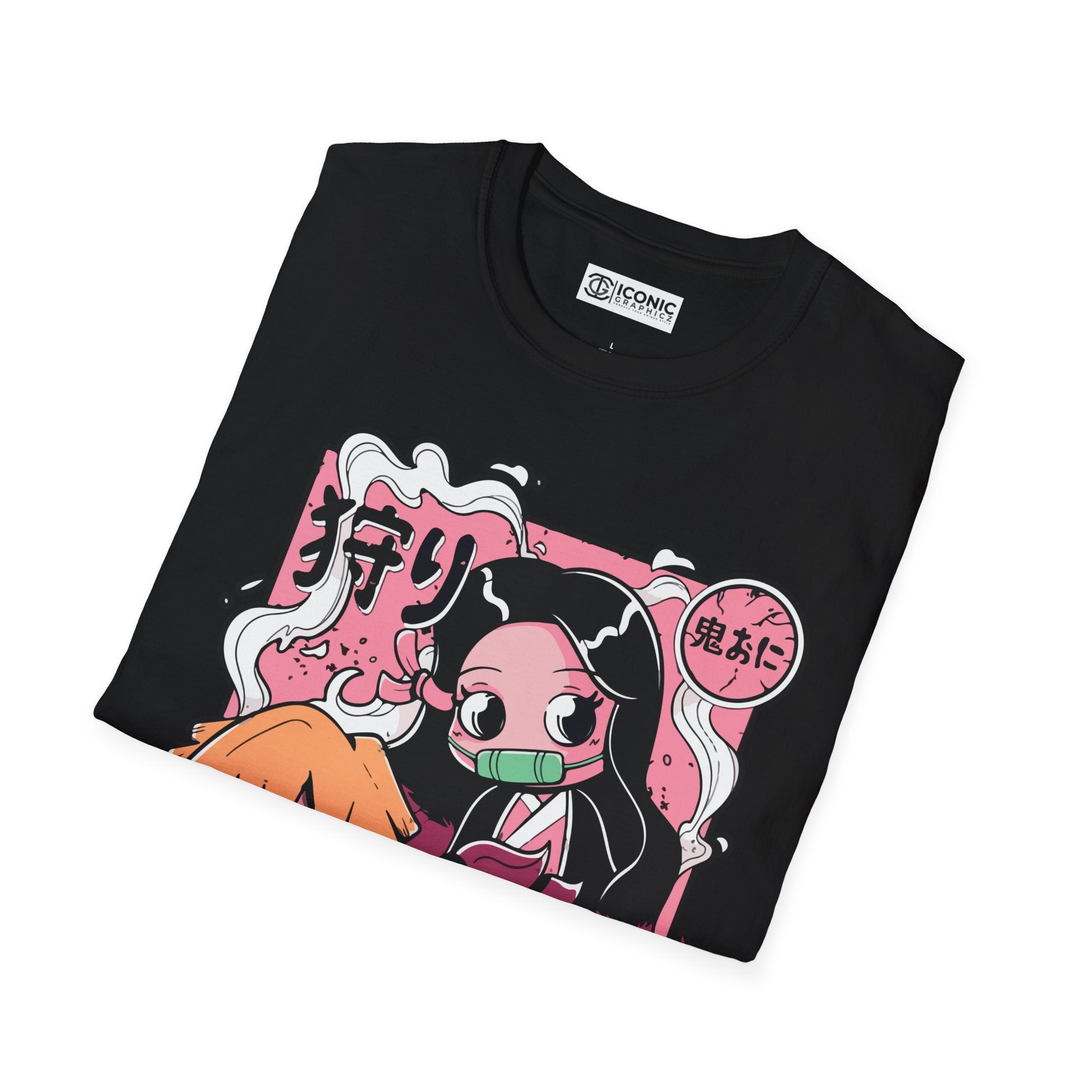 Tanjiro and Nezuko Unisex Softstyle T-Shirt - IGZ Clothing 