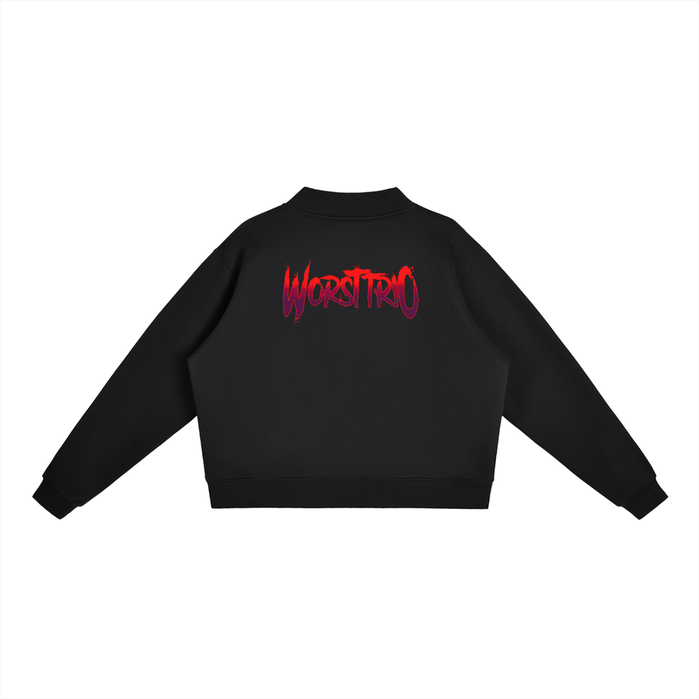 One Piece Essential Fleece Mid-Neck Crew Sweatshirt