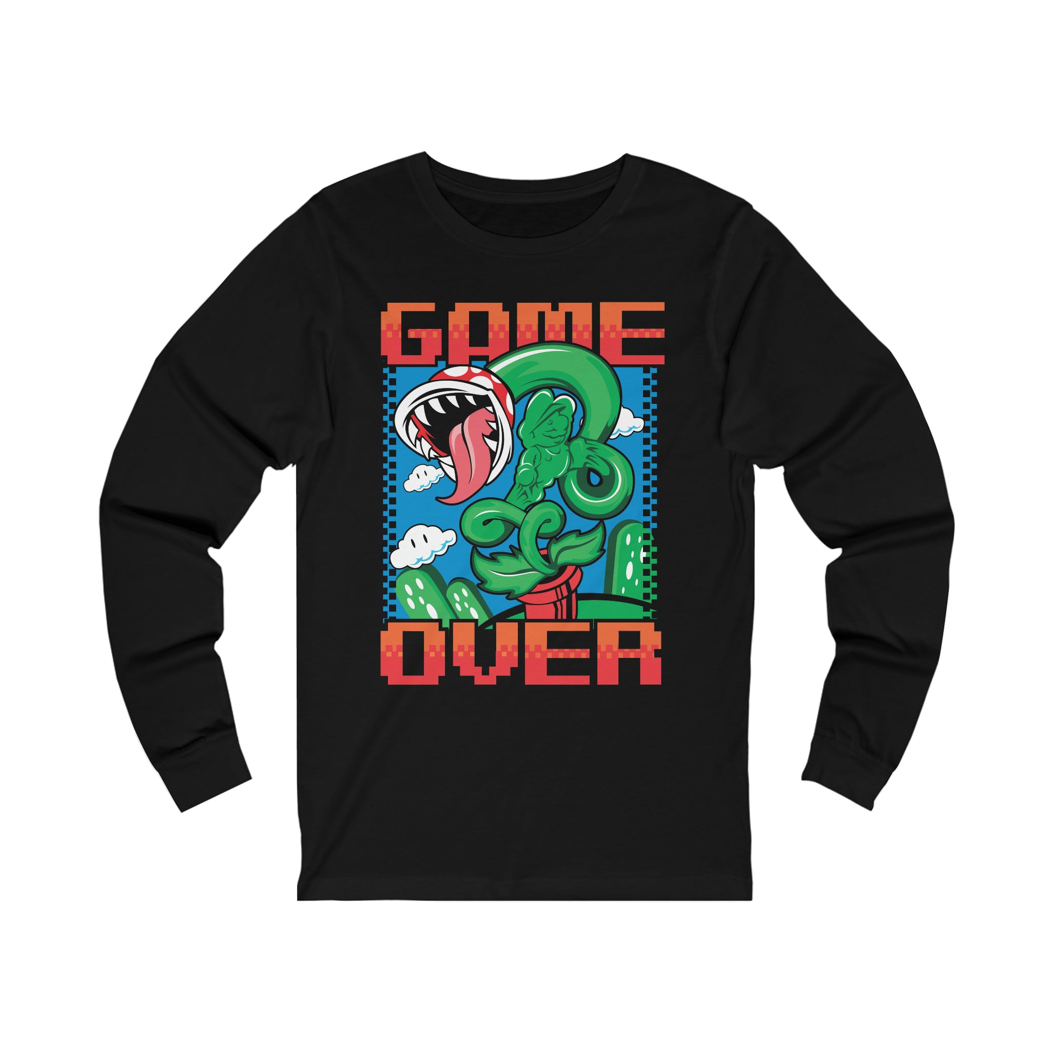 Mario Unisex Jersey Long Sleeve Tee - IGZ Clothing 