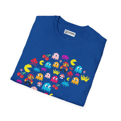 Pac Man Unisex Softstyle T-Shirt - IGZ Clothing 