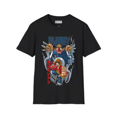 Luffy and Buggy Unisex Softstyle T-Shirt - IGZ Clothing 