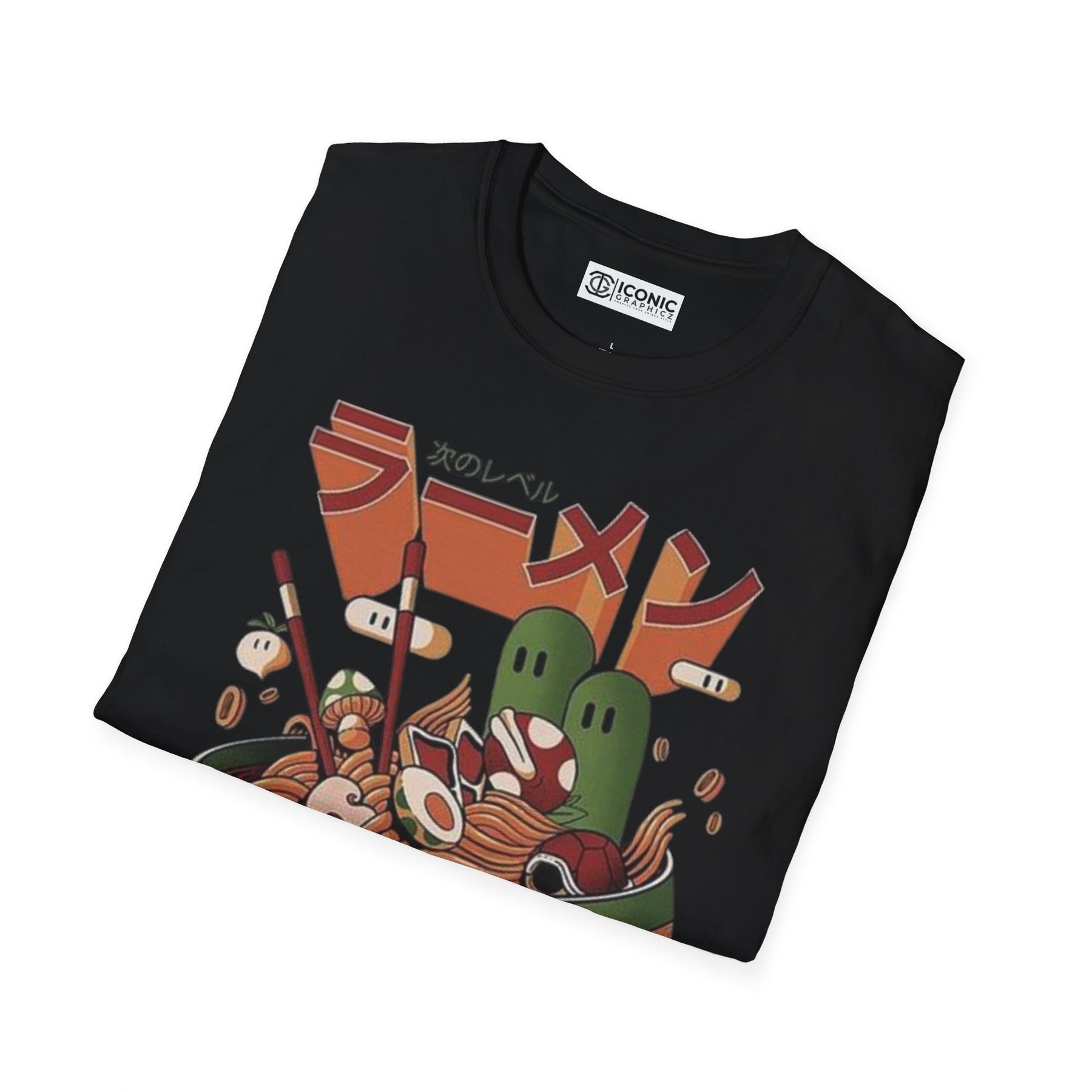 Super Mario 8bit Ramen T-Shirt - 