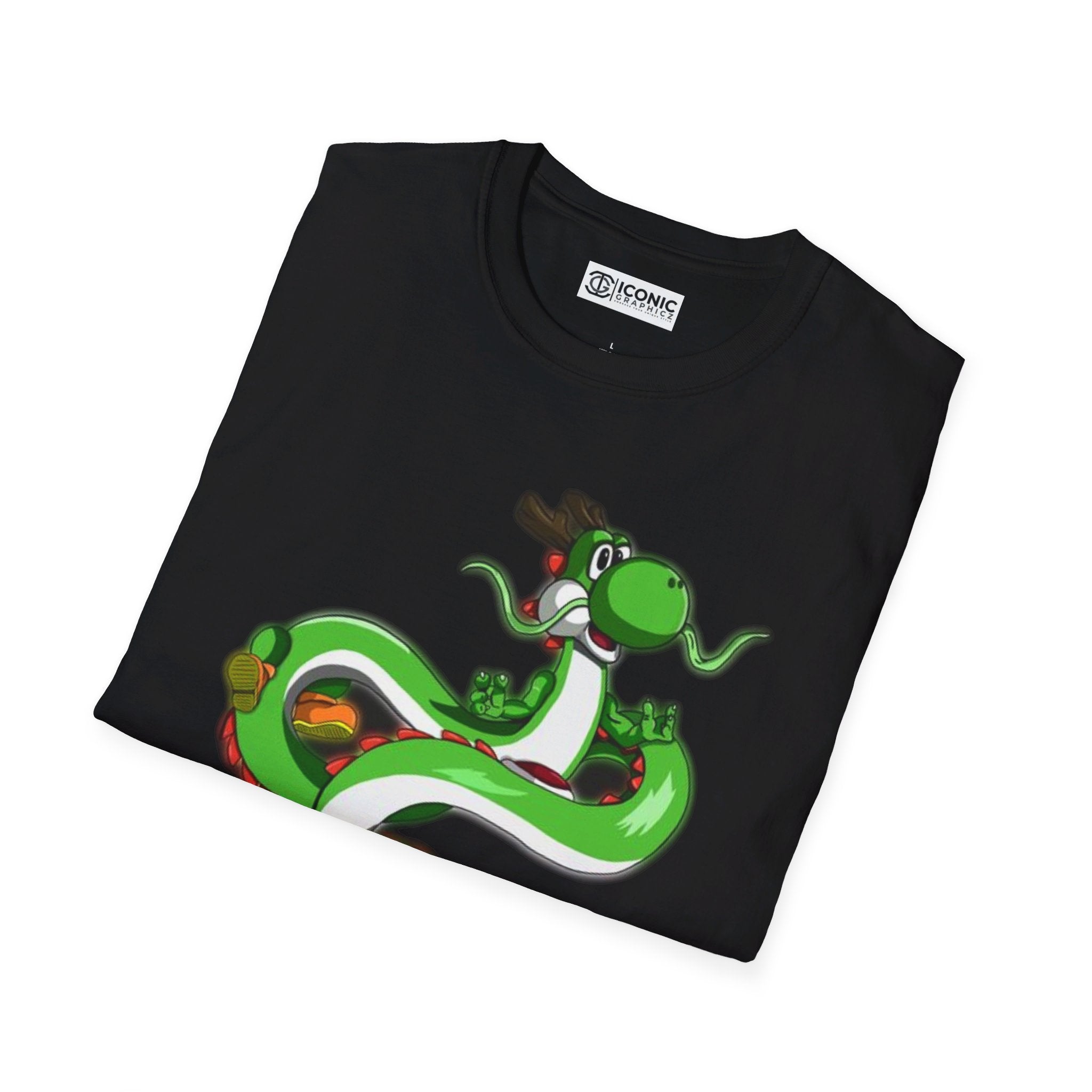 Mario and Dragonball parody Unisex Softstyle T-Shirt - IGZ Clothing 