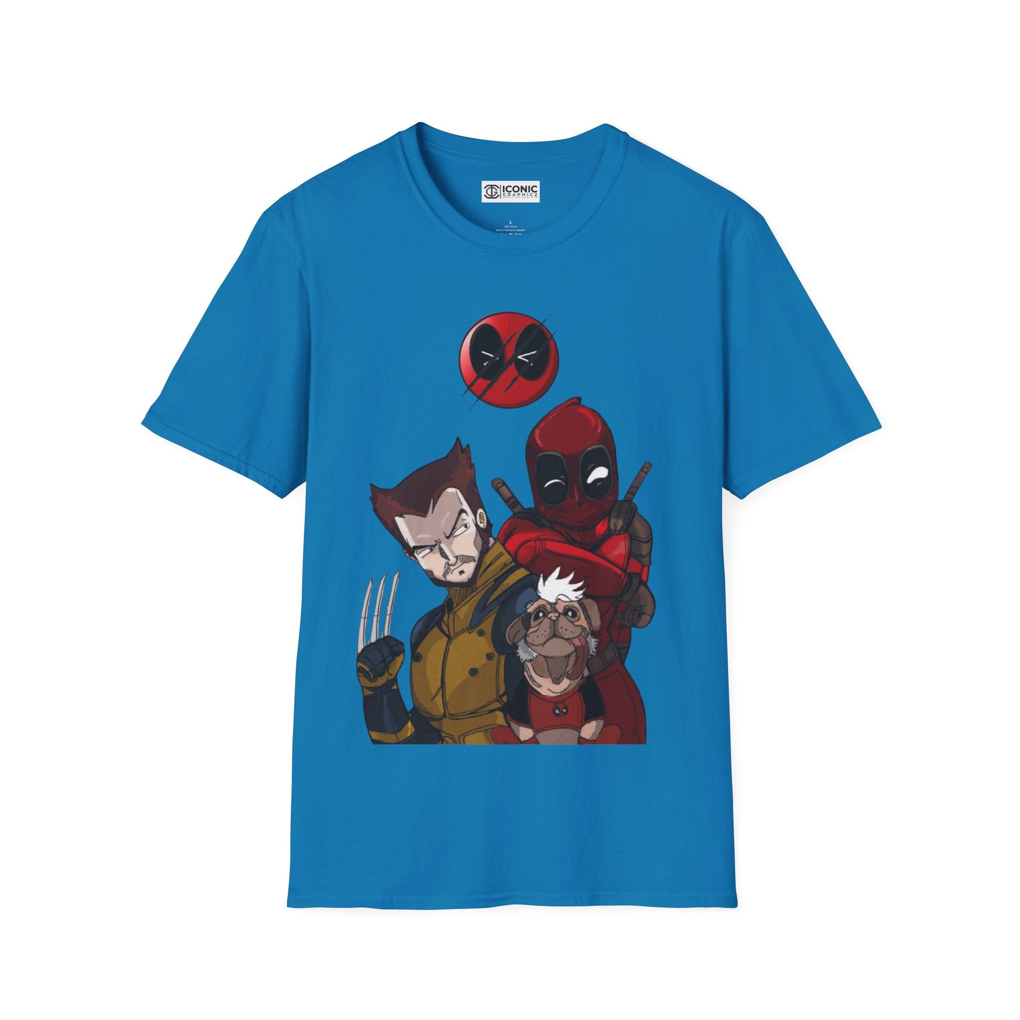 Deadpool and Wolverine Unisex Softstyle T-Shirt - IGZ Clothing 