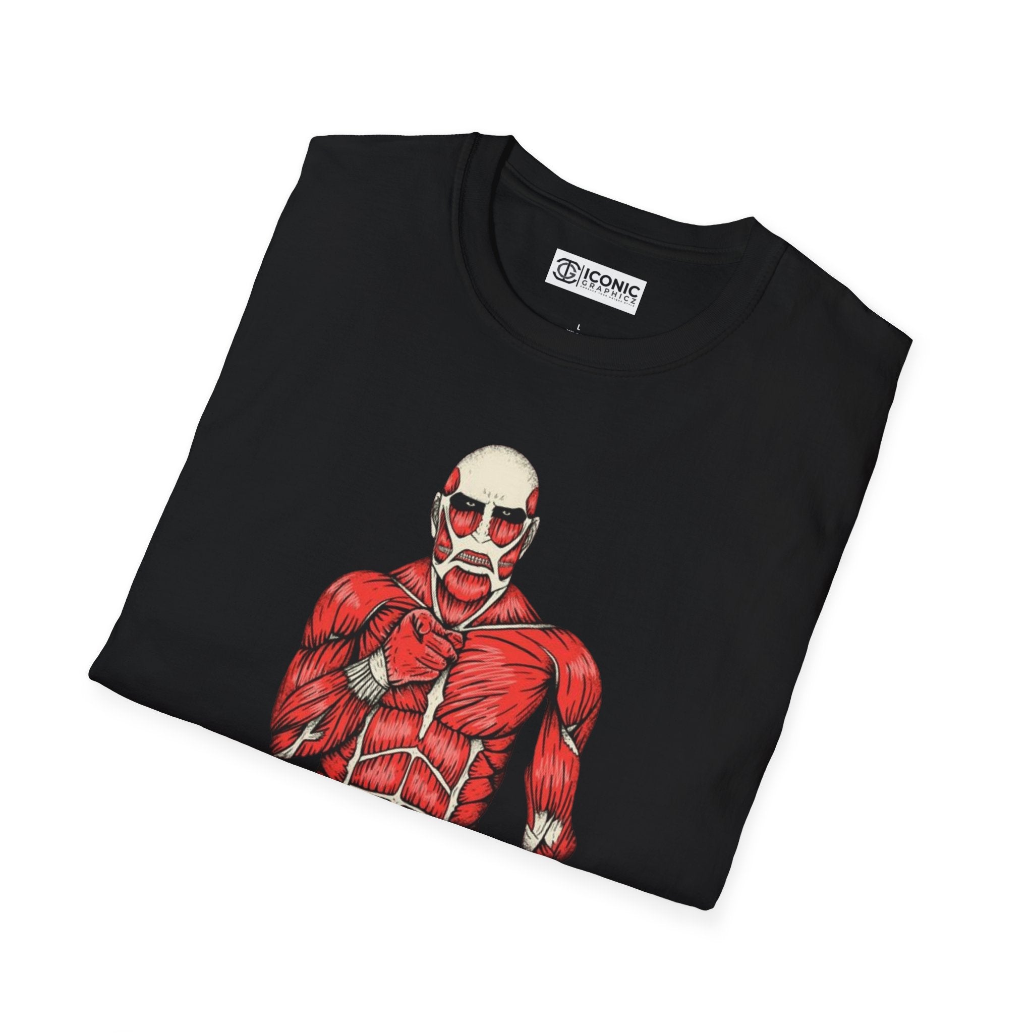 Colossal Titan Unisex Softstyle T-Shirt - IGZ Clothing 