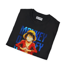 Luffy Unisex Softstyle T-Shirt - IGZ Clothing 