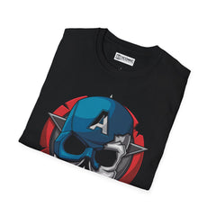 Captain America Unisex Softstyle T-Shirt - IGZ Clothing 