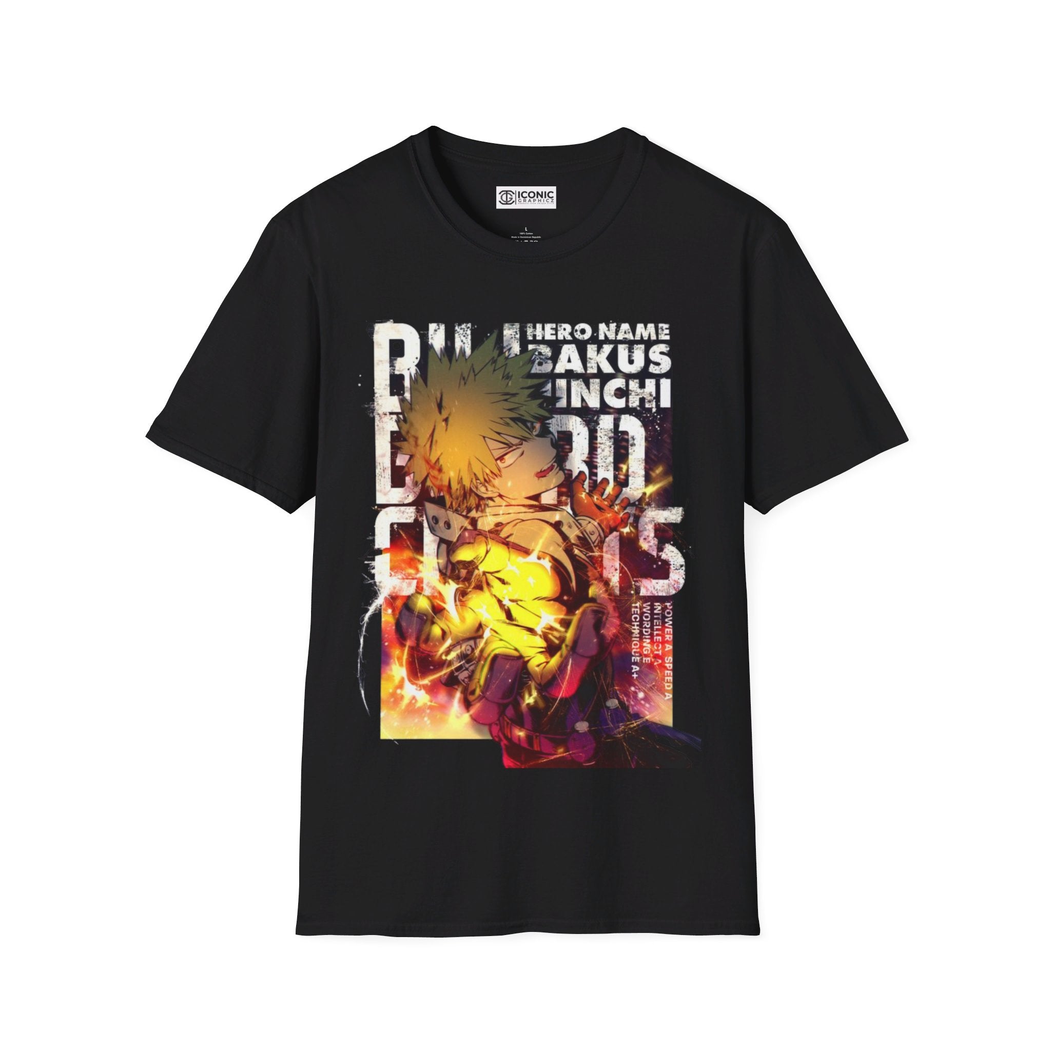 Bakugo Unisex Softstyle T-Shirt - IGZ Clothing 