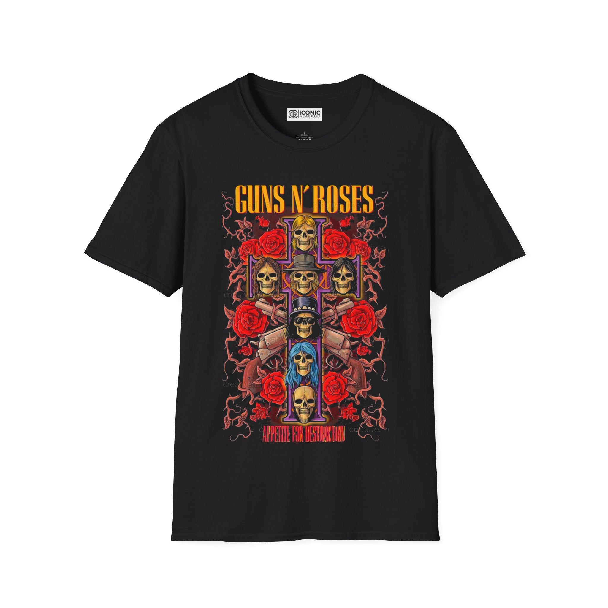 Guns N' Roses Unisex Softstyle T-Shirt - IGZ Clothing 