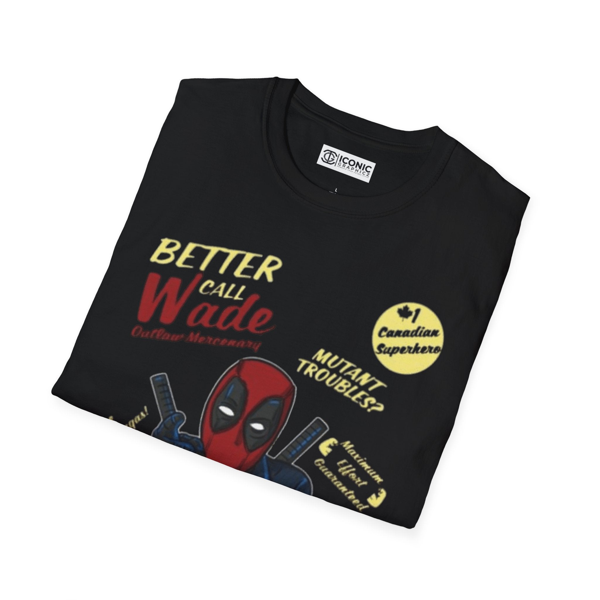 Deadpool Unisex Softstyle T-Shirt - IGZ Clothing 