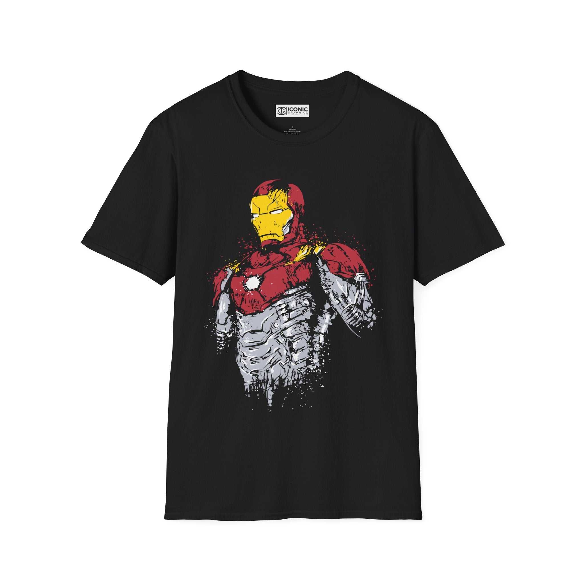 Iron Man Unisex Softstyle T-Shirt - IGZ Clothing 