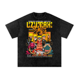 Naruto Acid Wash Oversize T-Shirt