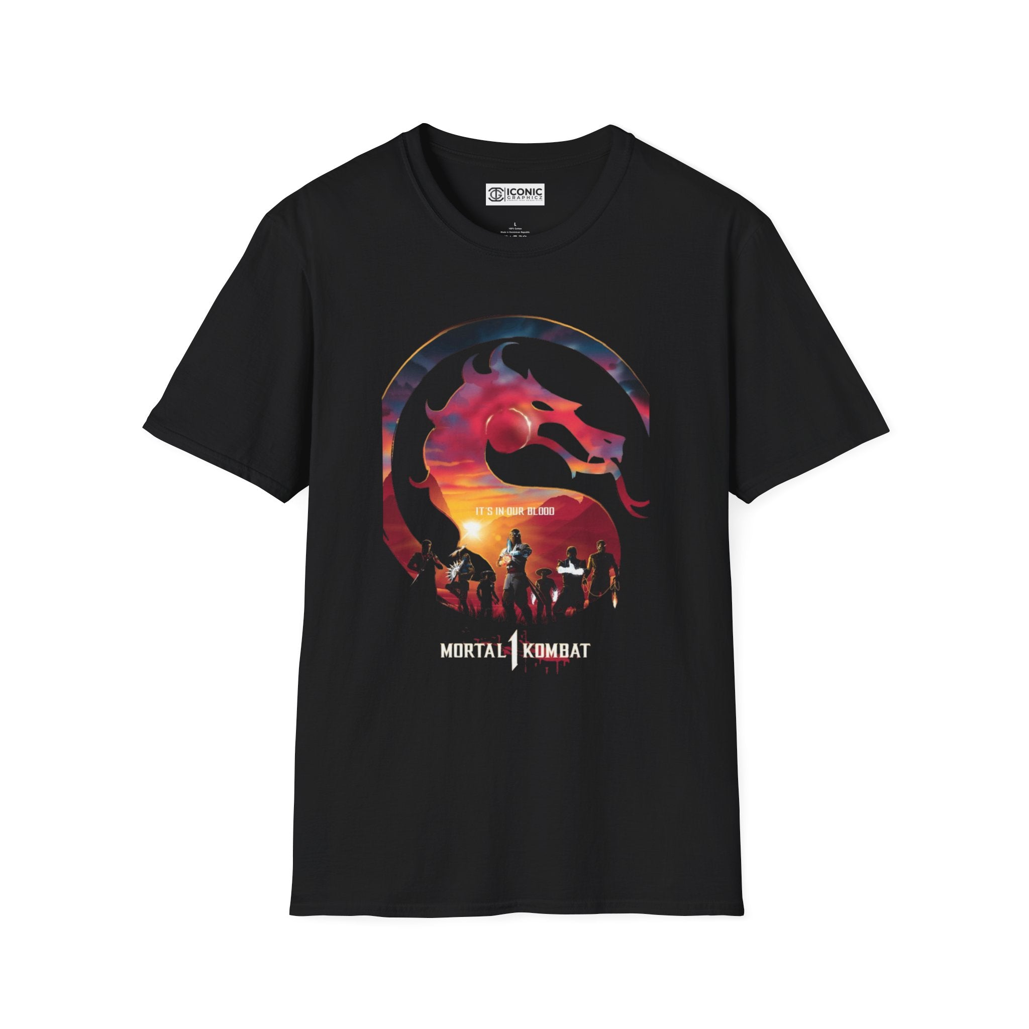 Mortal Kombat Unisex Softstyle T-Shirt - IGZ Clothing 