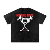 Pearl Jam Acid Wash Oversize T-Shirt