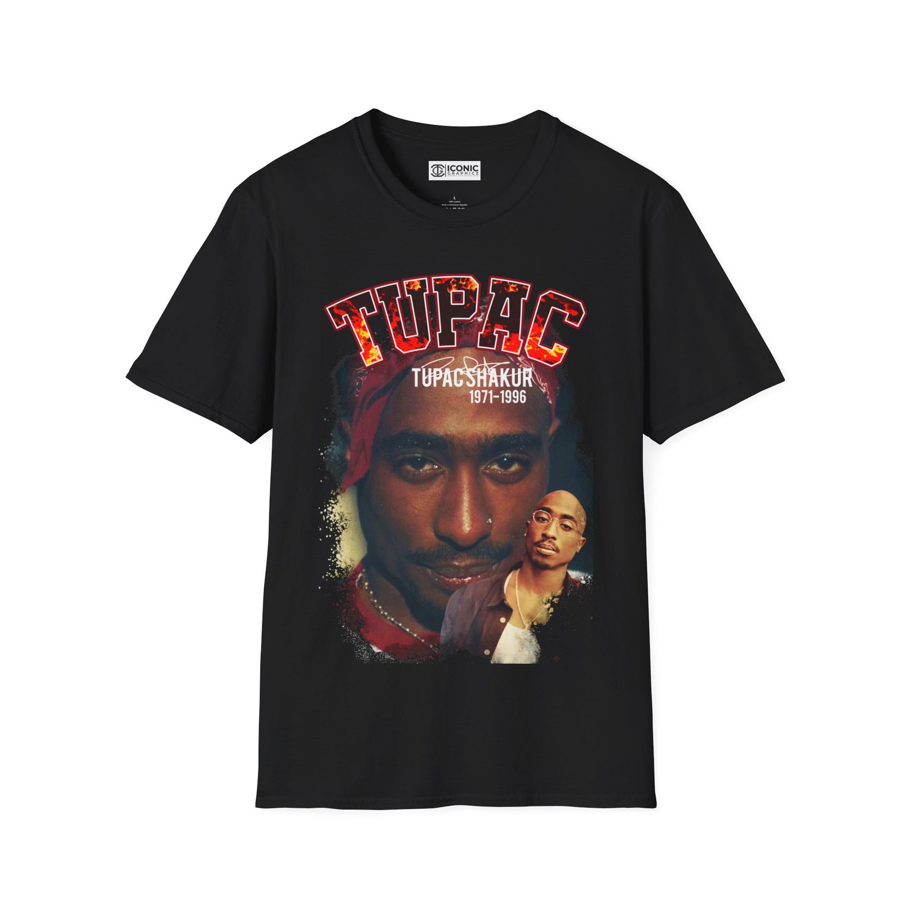2 Pac Unisex Softstyle T-Shirt - IGZ Clothing 