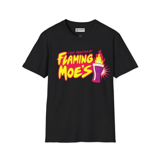 Simpsons Flaming Moe Unisex Softstyle T-Shirt