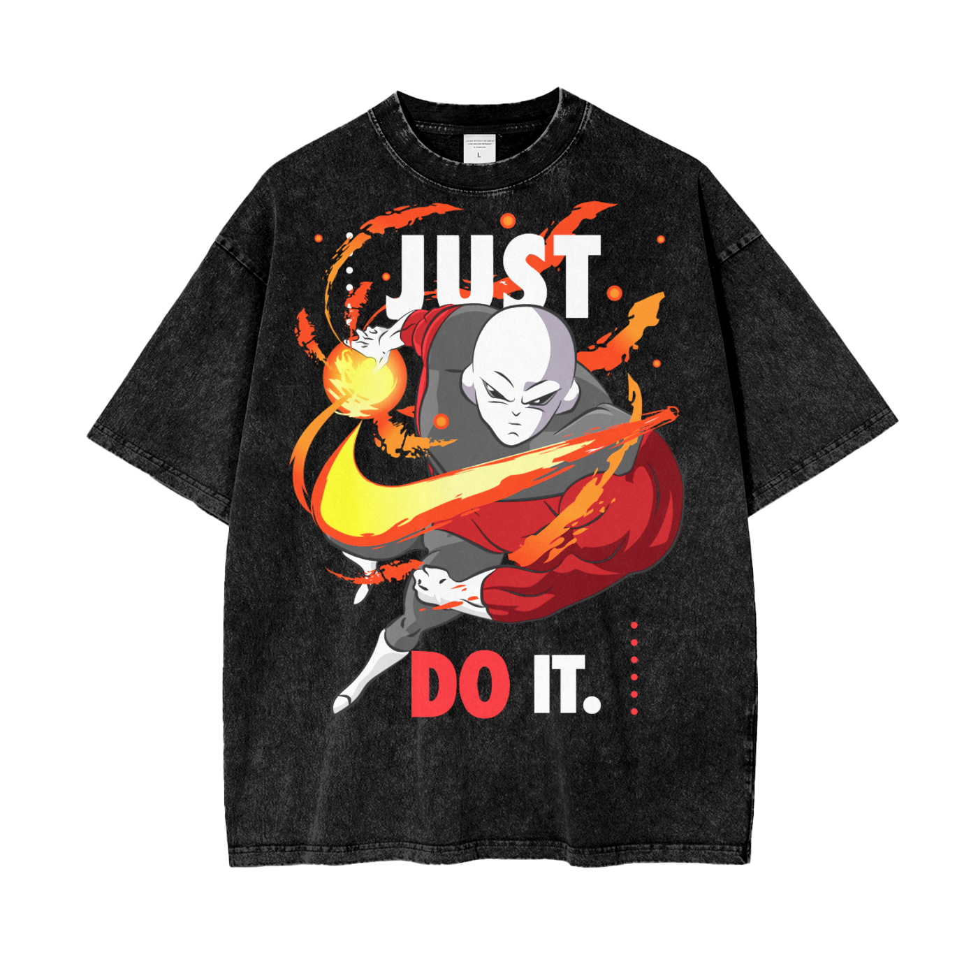 Jiren Dragonball Super Oversize Snow Washed T-Shirt