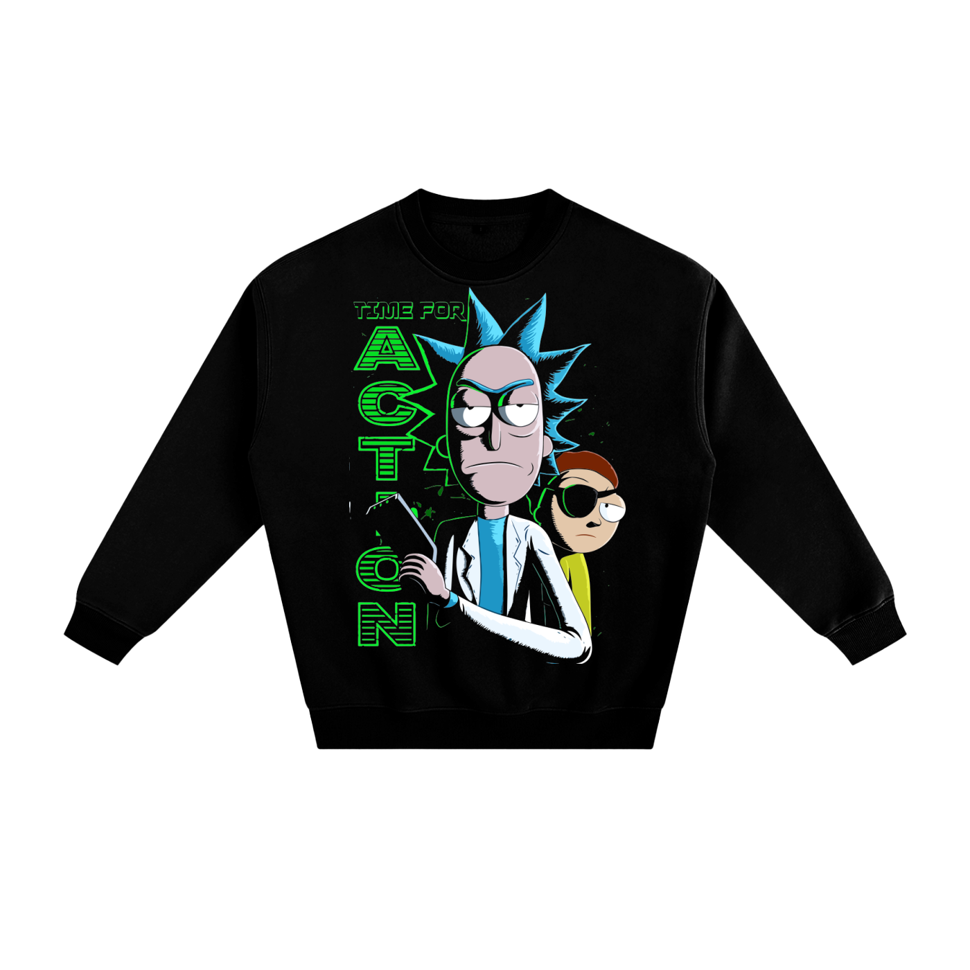 Rick and Morty Fleeced Sweatshirt