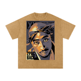Tupac Shakur Acid Wash Oversize T-Shirt