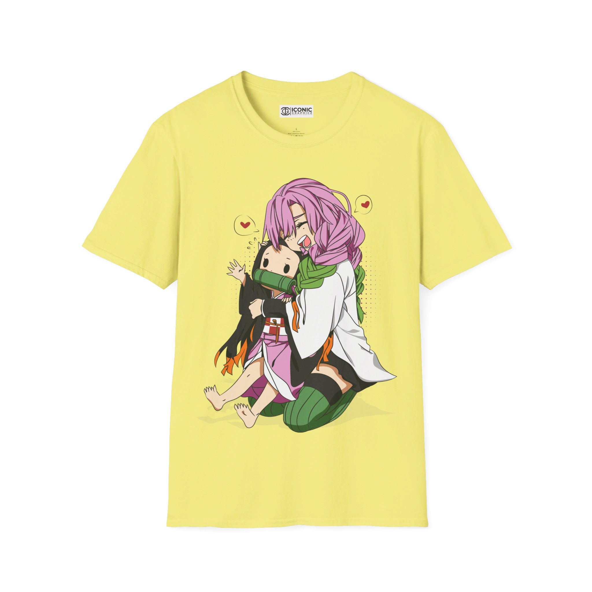 Nezuko and Mitsuri Unisex Softstyle T-Shirt - IGZ Clothing 