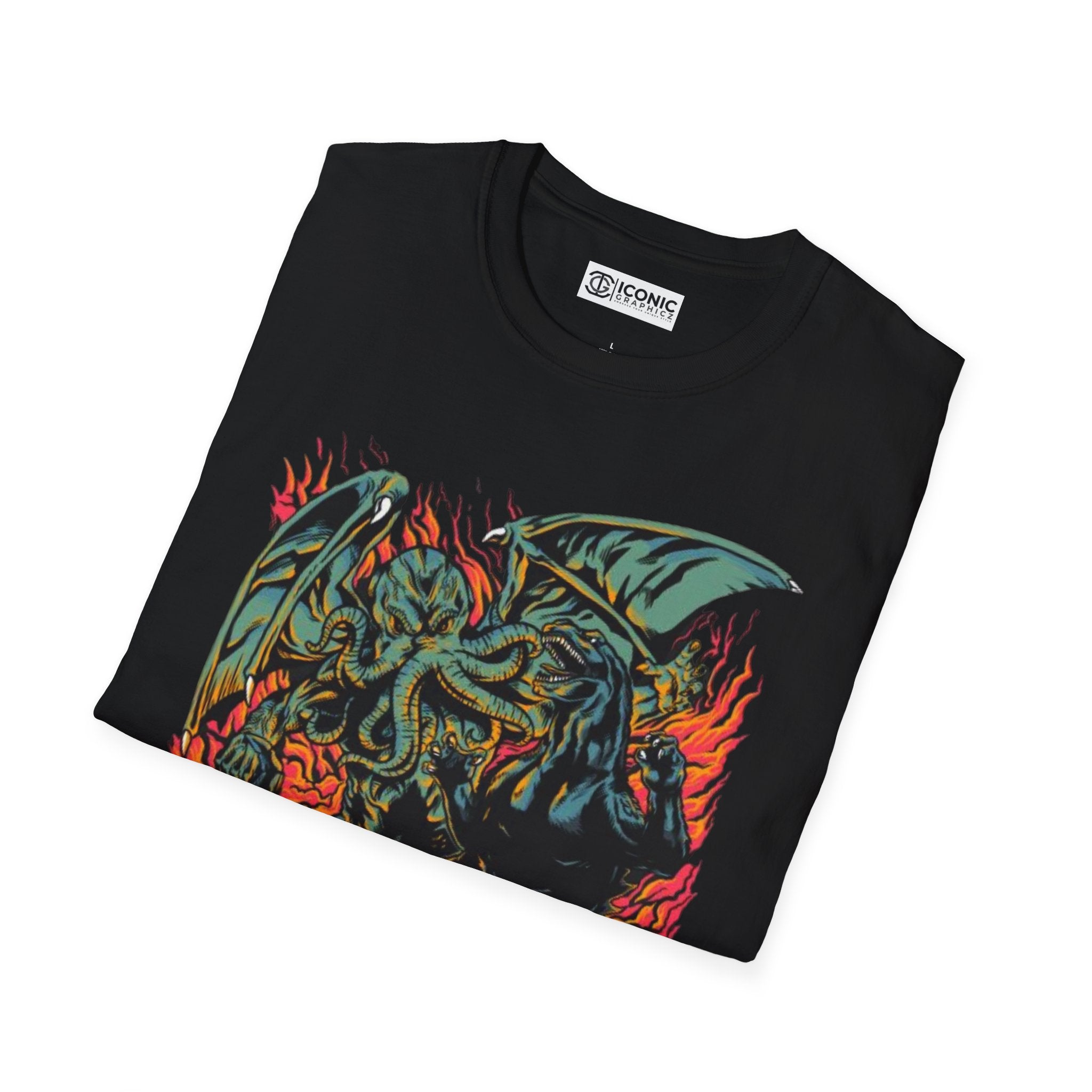 Cthulhu vs Godzilla T-Shirt