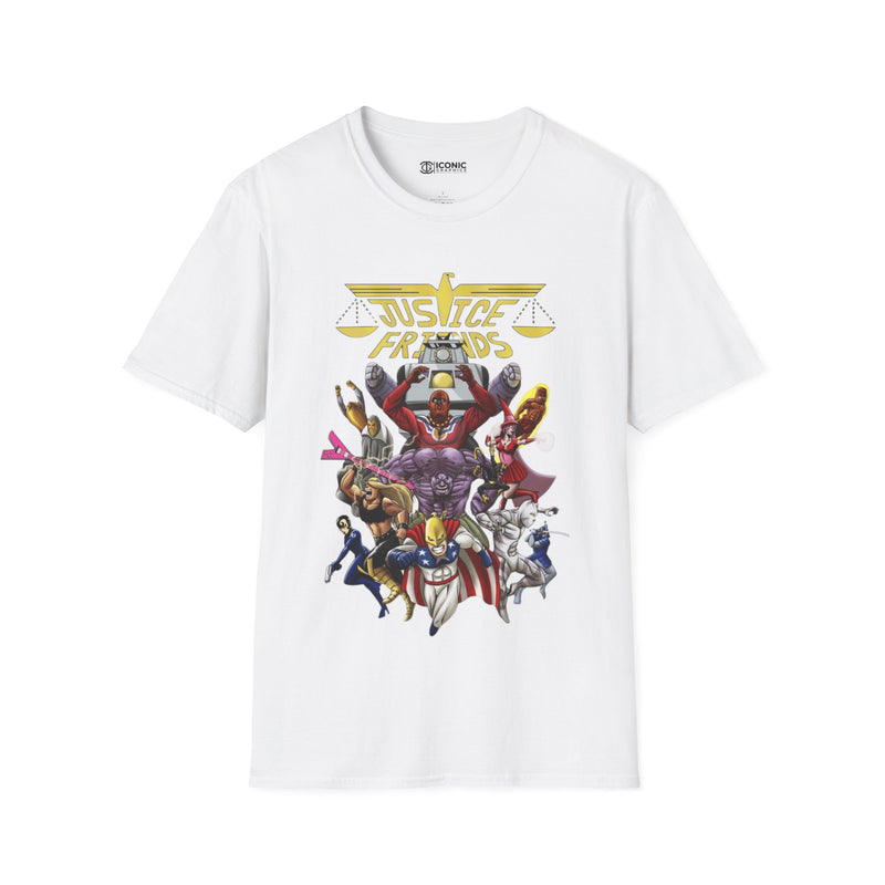 Justice Friends Unisex Softstyle T-Shirt - IGZ Clothing 