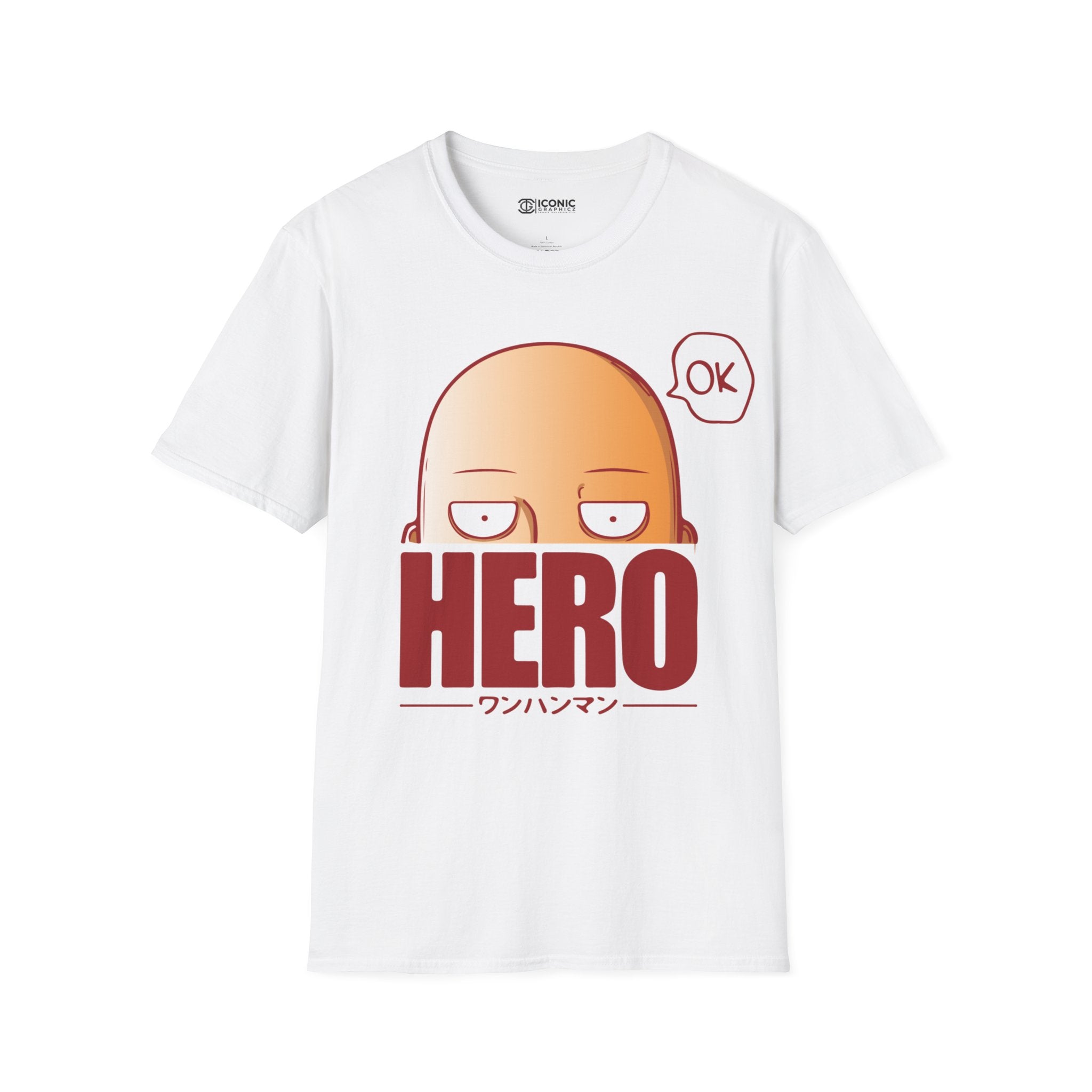 Saitama Unisex Softstyle T-Shirt - IGZ Clothing 