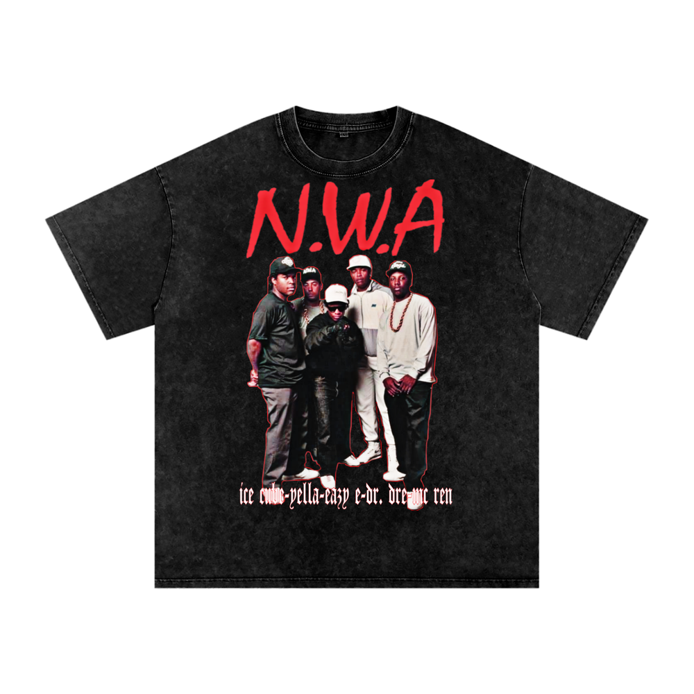 N.W.A Acid Wash Oversize T-Shirt
