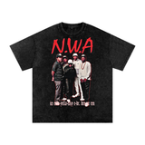 N.W.A Acid Wash Oversize T-Shirt