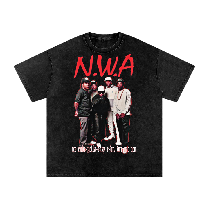N.W.A Acid Wash Oversize T-Shirt