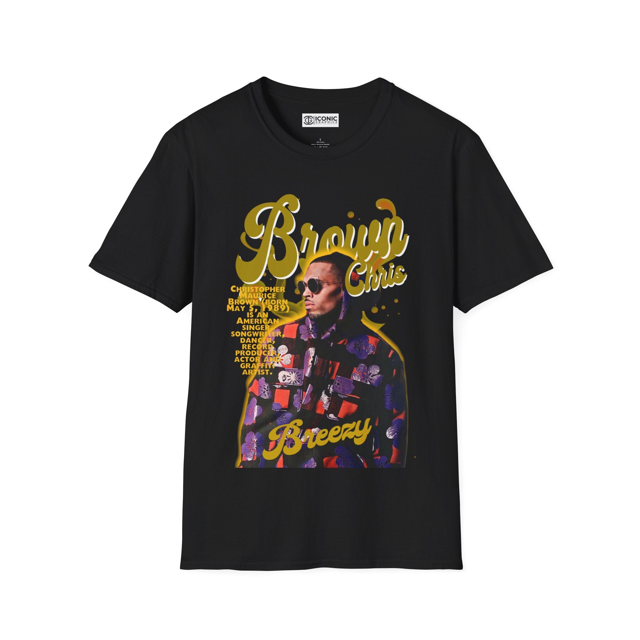 Chris Brown Unisex Softstyle T-Shirt - IGZ Clothing 