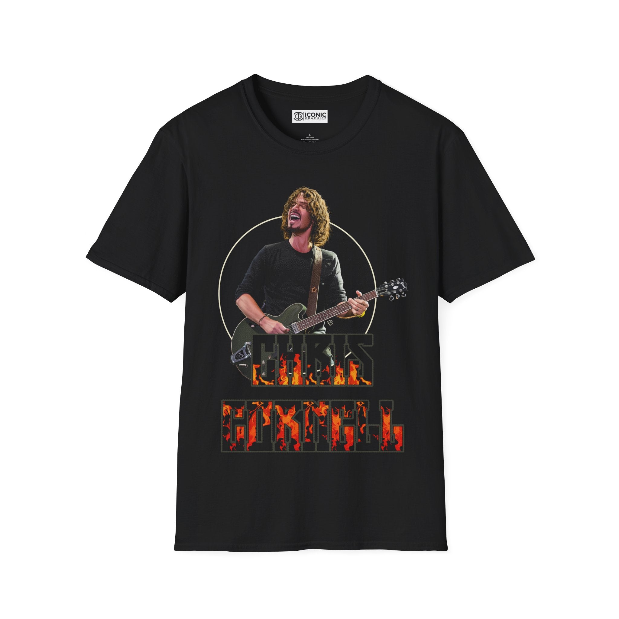 Chris Cornell Unisex Softstyle T-Shirt - IGZ Clothing 