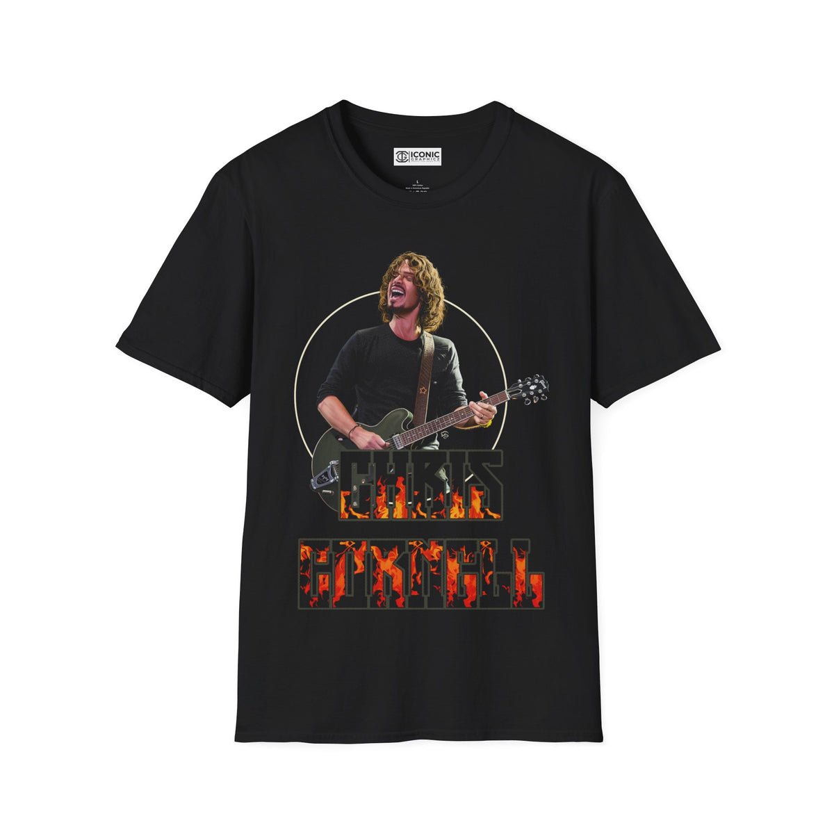 Chris Cornell Unisex Softstyle T-Shirt - IGZ Clothing 