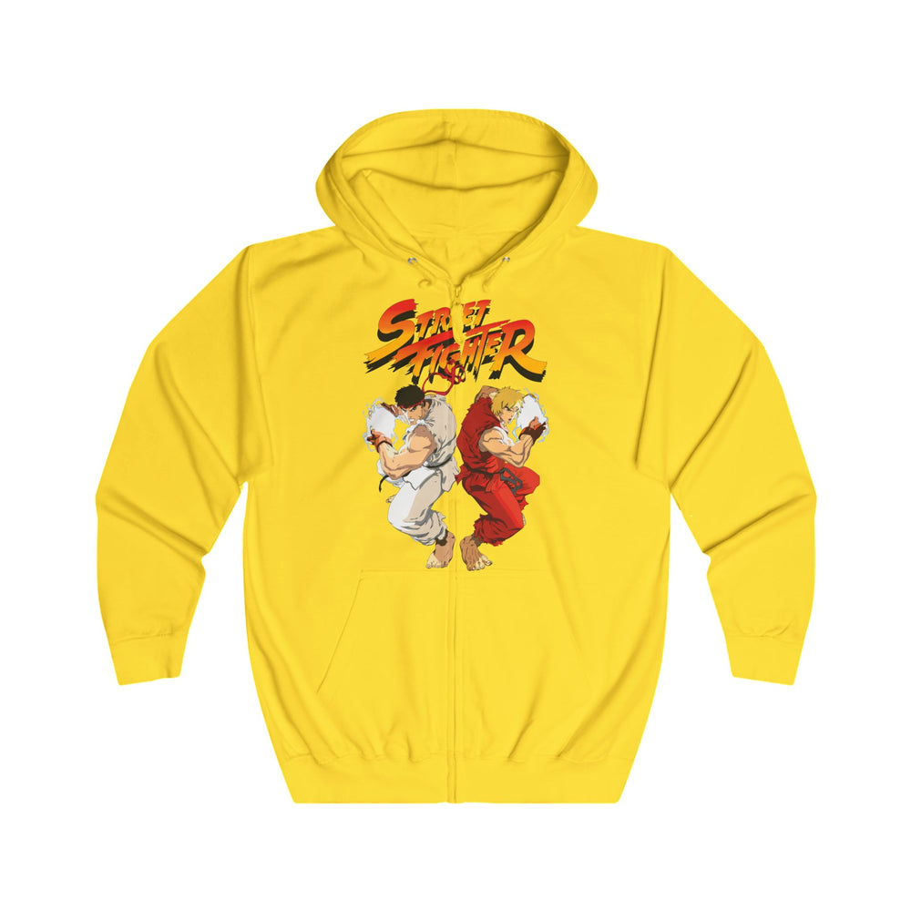 Ryu x ken Unisex Full Zip Hoodie
