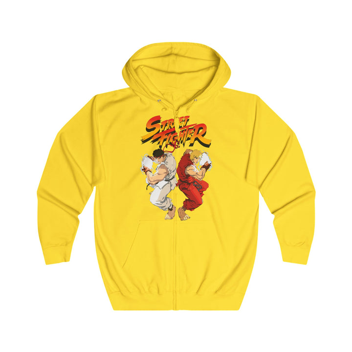 Ryu x ken Unisex Full Zip Hoodie