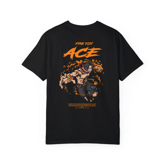 Fire Fist Ace Unisex Garment-Dyed T-shirt - IGZ Clothing 